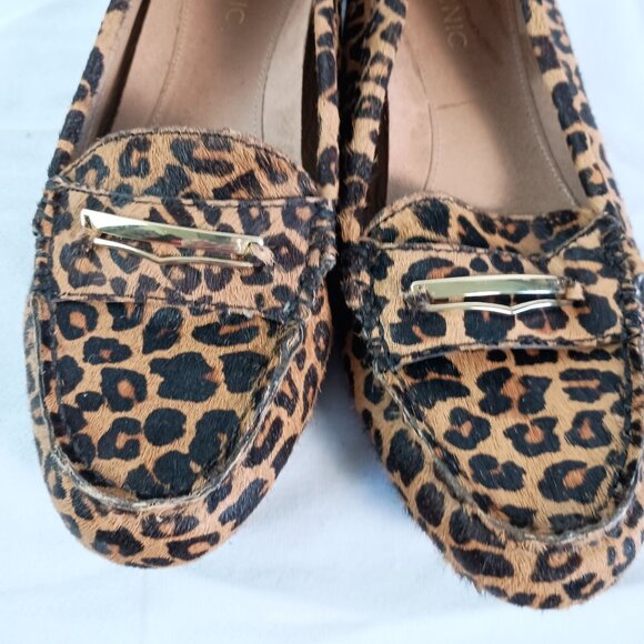 Vionic Honor Ashby Leopard Print Driving Flats Shoes size 7 - Picture 7 of 11